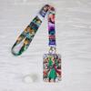 Anime Cartoon Credential Holder Keychains Neck Lanyard For Pass Card Anime Credit Card Holder Keychain Straps