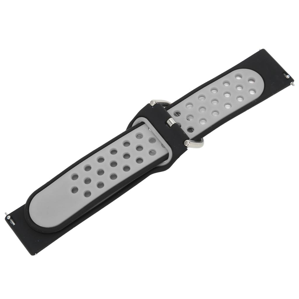 20mm Soft Silicone Watch Band Strap Wristband Replacement with Holes for GTS 3