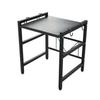 Microwave stand, extendable shelf, telescopic adjustment, loft organizer