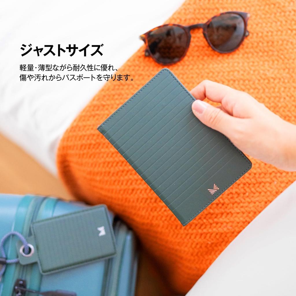 Passport Artificial Cute Passport Case LUCID Slim Passport Elephant Gray [MONOCOZZI] Case, Anti-Skimming, Leather, Simple, Stylish, Cover, Holder,