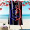 Bold Tricolor Rooster Brilliance Print Beach Towel, Quick Drying, Suitable for Travel, Outdoor Sports, Jogging, the Beach and Swimming, Gift