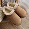 Fashion Women Slip On Anti-slip Outdoor Ankle Boots 2024 Short Plush Comfortable Snow Boots Women Retro Casual Platform Designer Shoes