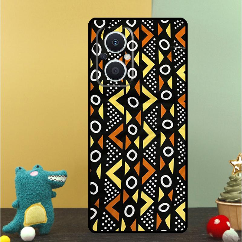 African Style Fabric Print Case For OPPO Reno 15 Pro 15F 10 11 12 13 13F 14 14F 8 7 Lite 8T OPPO Find X9 X8 X6 Pro Cover
