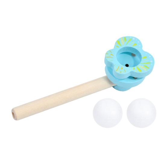 huaqianguhh Kids Floating Ball Blow Toy, Suspension Blowing Wooden Pipe for Lung Capacity Training, Educational Toy Boys Girls