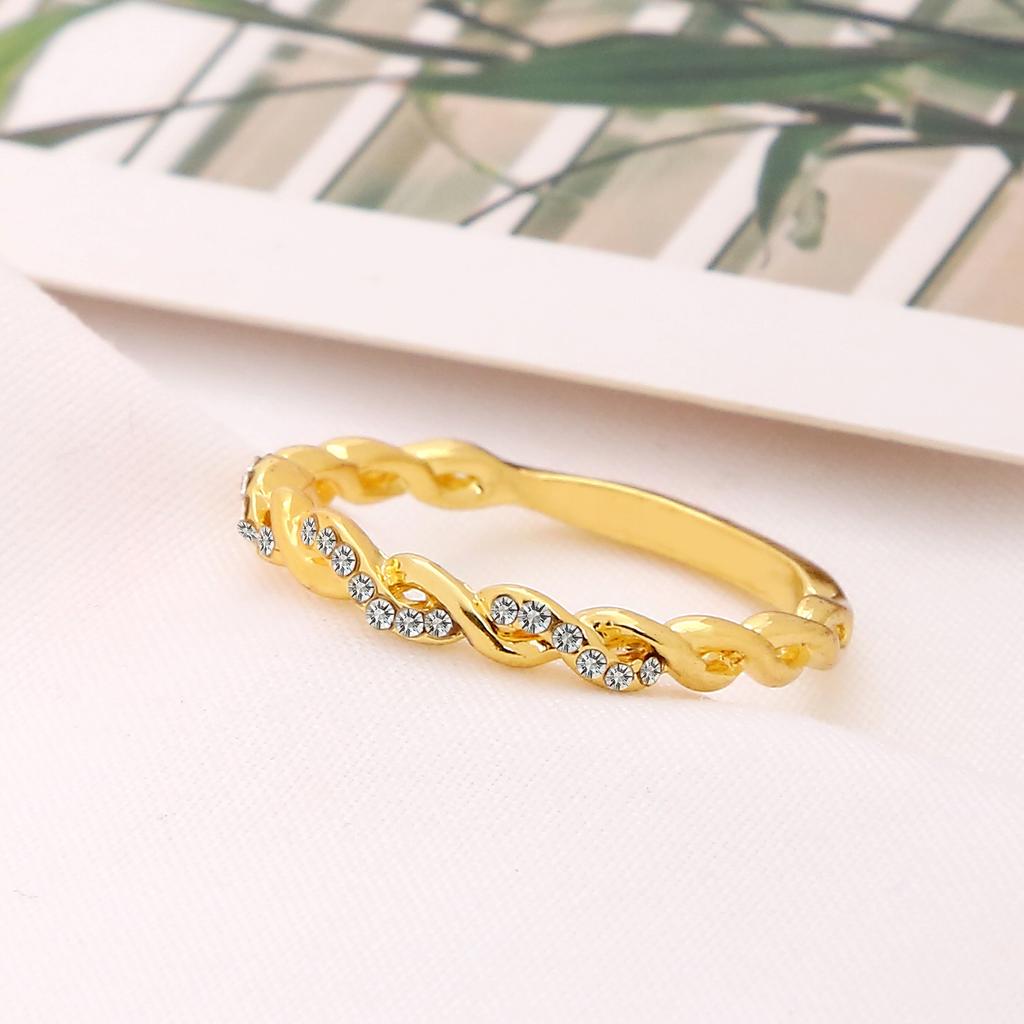 New Twisted Ring - Rose Gold Minimalist Finger Ring Jewelry