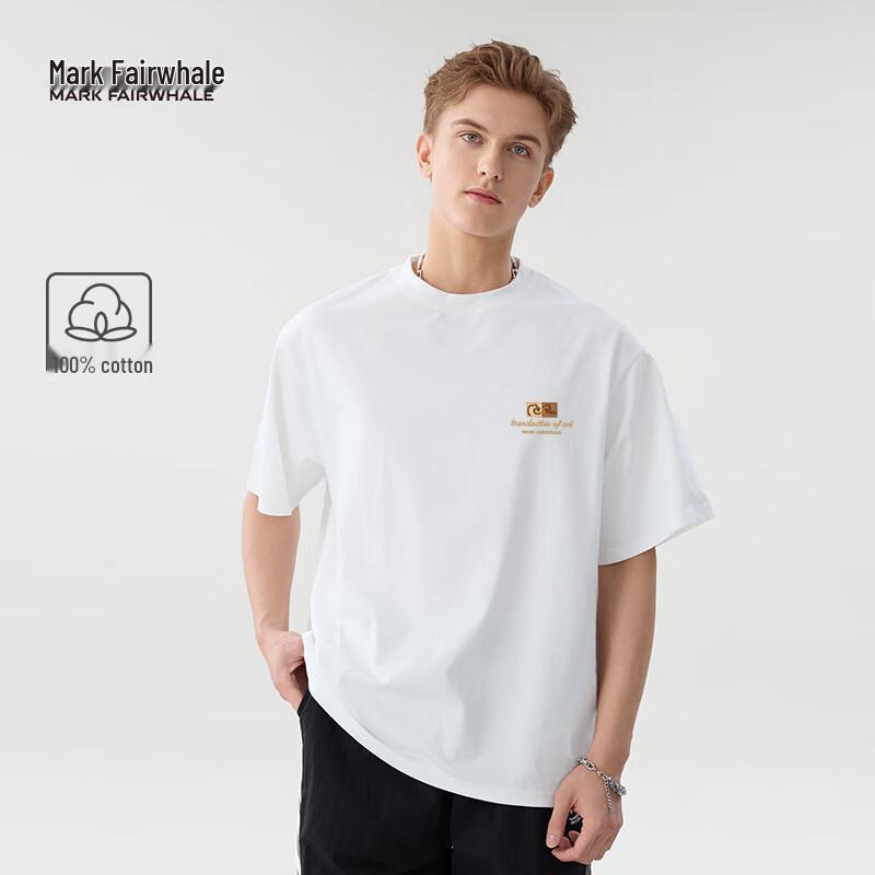 Mark Fairwhale Men's Casual Heavyweight Cotton T-Shirt