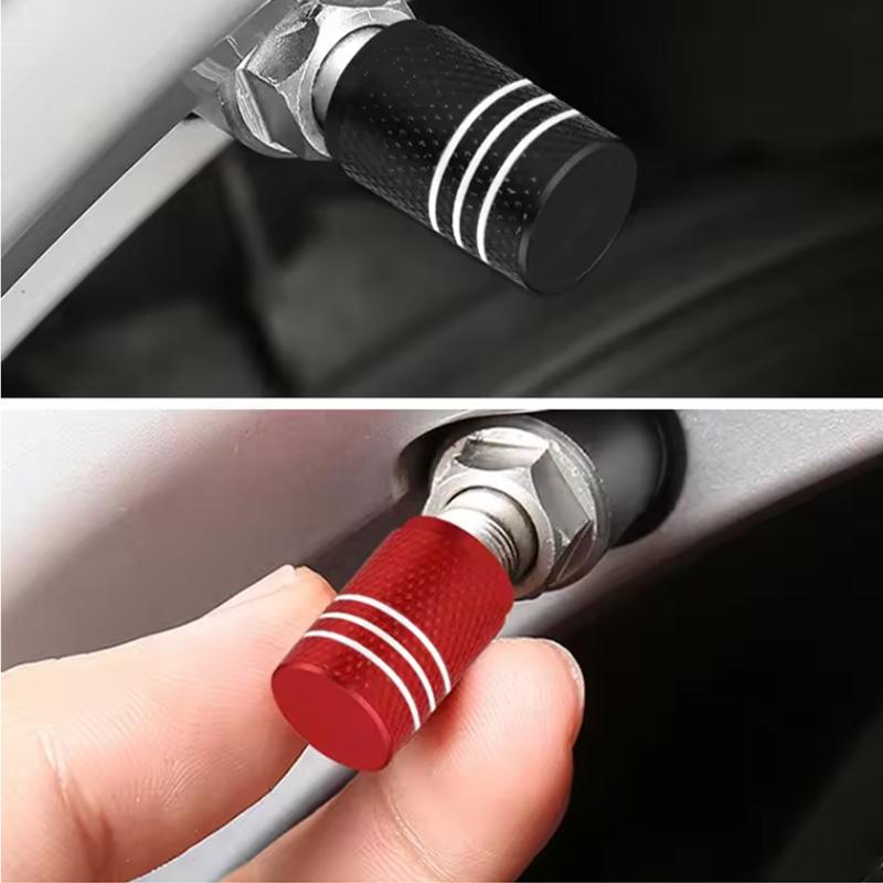Metal  Car Styling  Wheel Tire Valve Air Stem Cap Covers  Car Accessories Metal Tire Valve Caps Car Tyre Air Stems Cover