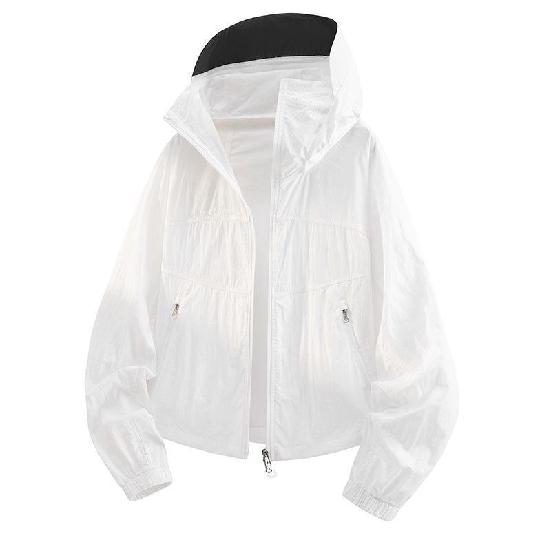 2026 Women s Slim-fit Ice Silk UV Protection Sun Shirt Small