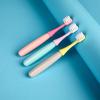3pcs/set Soft Bristles Cute Children Toothbrush Little Mushroom Cartoon Silicone Brush Head Baby Kids Dental Oral Hygiene Care
