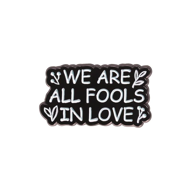 Series Trendy Love Cartoon Brooch Pin Decorative Badge In Eyecatching Colors