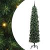 Artificial Christmas Tree with 300 LEDs and Stand Green 240 Cm
