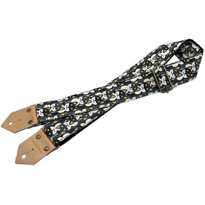 Sangle de guitare Motif Épice Série de tissus imprimés Shiba Inu ES-PP50SB/BLK