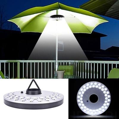 Round Outdoor 48 Adjustable Umbrella LEDs Camping Garden Light Emergency Lamp