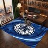 Tappeto in Velluto di Cristallo con Stampa del Leicester City Football, Comodo Assorbente d'Acqua Antiscivolo Tappeto per Pavimenti Interni