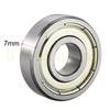 609ZZ Deep Groove Ball Bearing Double-Metal Seal Bearings Pre-Lubricated and Stable Performance Miniature 9x24x7mm