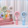 Portable Rechargeable Handheld Mini Electric Spray Fan with USB for Summer Humidifying