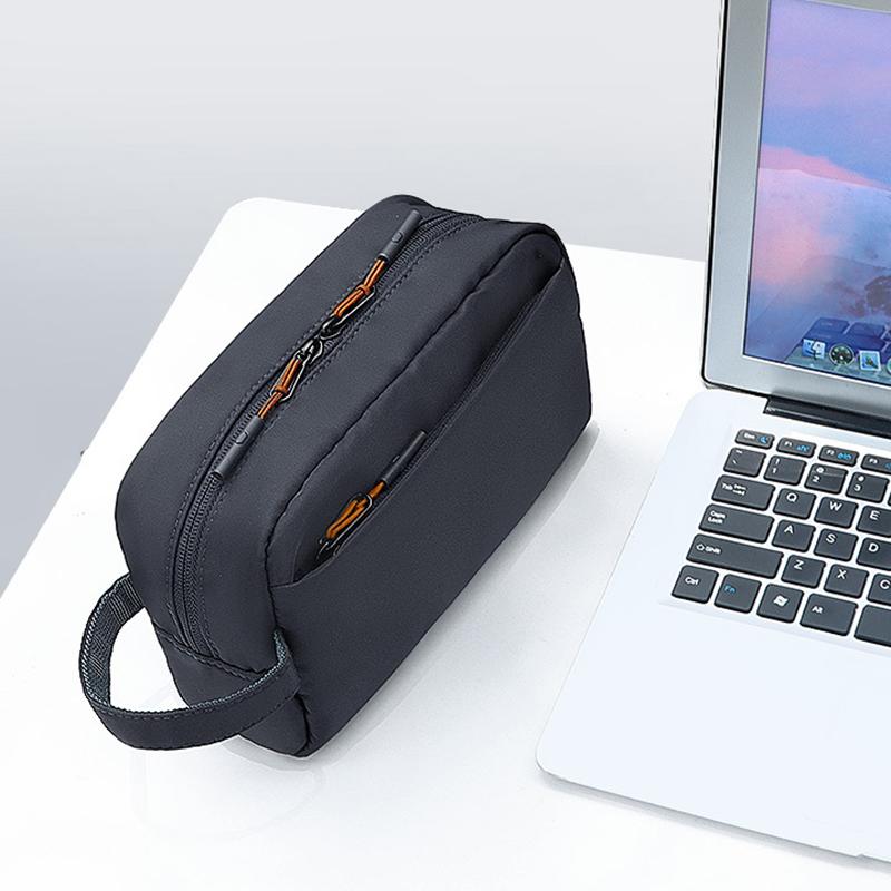 Bolsa de Almacenamiento para Gadgets Electrónicos Portátiles de Viaje, Estuche Organizador de Cables Digitales para Tarjetas de Alimentación, Discos Duros, Cables USB, Bolsa, Embrague, Bolsa Organizadora