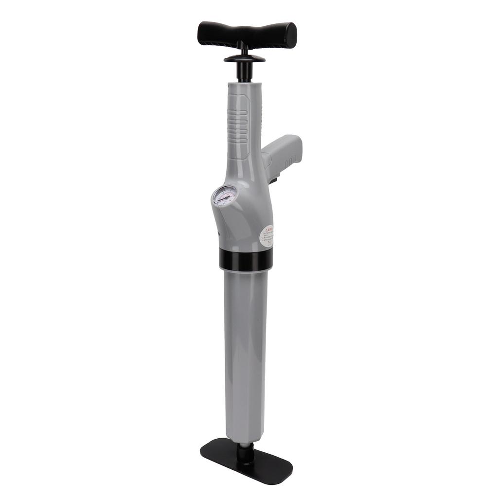 9 in 1 Luftdruck Pümpel Set Toilette Abwasserrohr Küchenspüle Baggerwerkzeuge Zubehör Grau