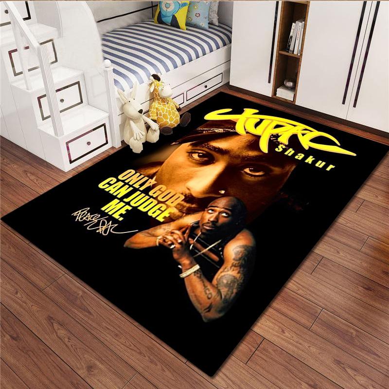 Rug Tupac Carpet Office Decorative Carpet For Living Room Bedroom Door Mat Floor Rug Computer Chair Area Rug