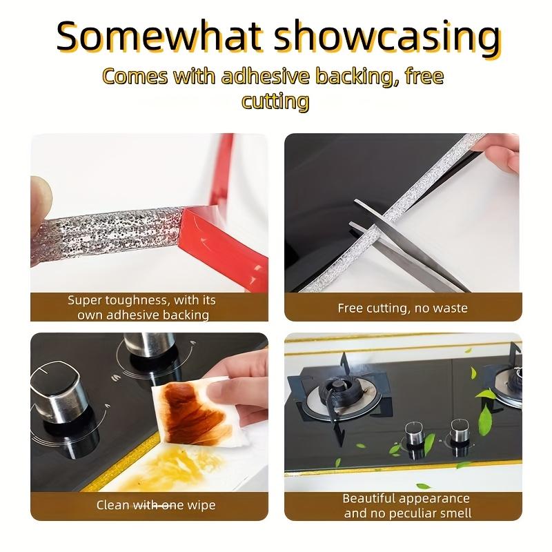 Waterproof kitchen and bathroom seam tape self-adhesive, sealing strip, suitable for countertops, toilets, and tile edges