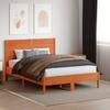 Headboard Wax Brown 150 Cm Solid Pine Wood