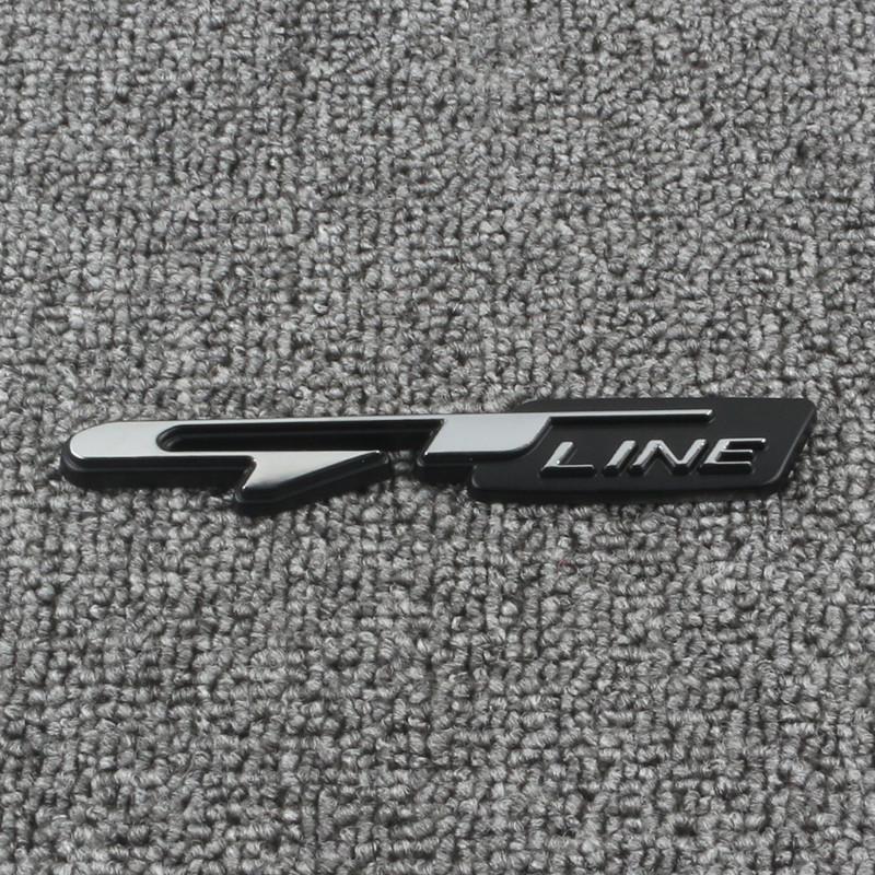 ART1   Car Metal Sticker Emblem Accessory For Kia GT-Line Sportage Ceed Rio Picanto Sorento Soul Cerato Venga Forte K9 Cadenza Optima