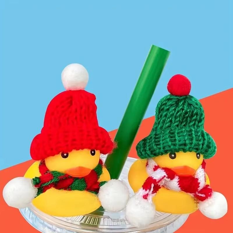 15pcs/set Mini Knitted Christmas Hat Suitable For Mini Toy Doll Wear DIY Decorative Christmas Hat Multiple Styles To Choose From