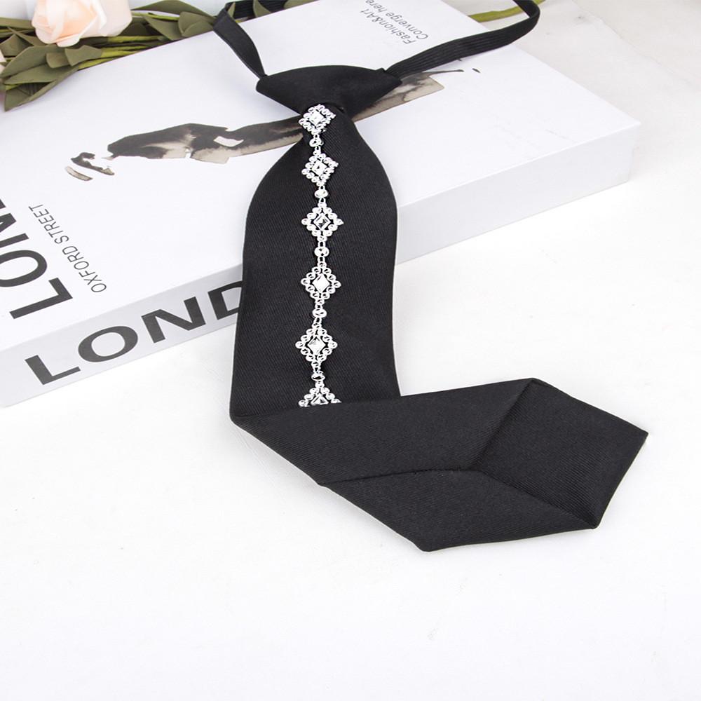Womens Geometric Polyester Tie With Arrow Shape For Casual Office Wear