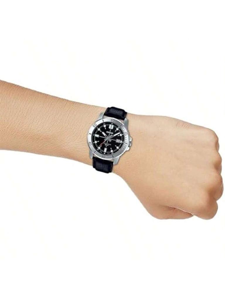 Classic men's wristwatch, suitable for daily business wear - MTP-VD01L-1E