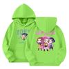 Child Fashion Lightweight Long Sleeve Pullover With Pockets  Print Hoodie