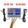 W1088 Dual LED Digital Temperature Sensor Meter Controller Electric Heating Thermostat 220V Aquarium Incubator Thermoregulator