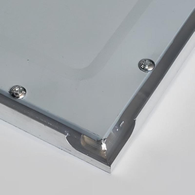 Kitchen and Bathroom LED Flat Ceiling Panel Light 300x600 Aluminum Buckle Integrated 3030 Aluminum Frame 12W Silver 6500k (холодный белый)