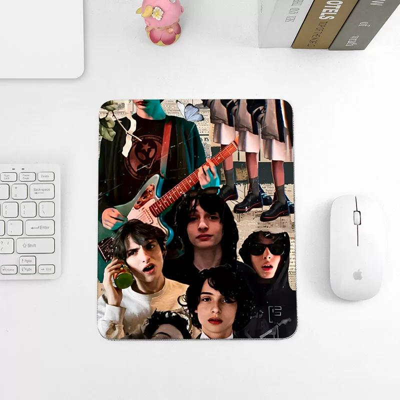 High Definition Printing Stranger Things Leather Mouse Pad Small Convenient and Simple Computer Mouse Pad Desk Edge Lock Non-slip Waterproof Mouse Pad