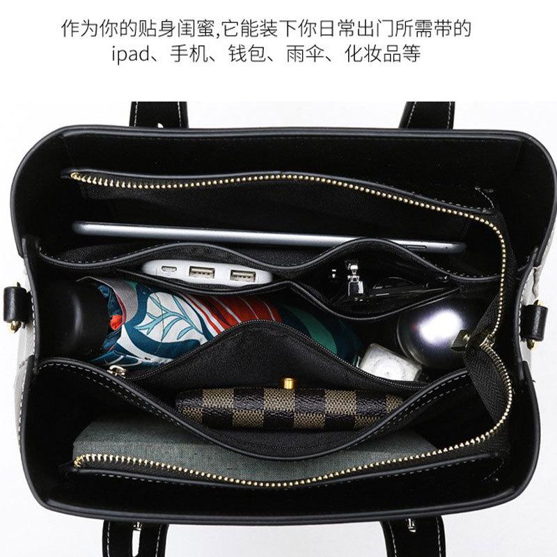 New Minimalist Handbag for Women's Commuting, Large Capacity Tote Bag, Fashionable and High-end Women's Shoulder Bag