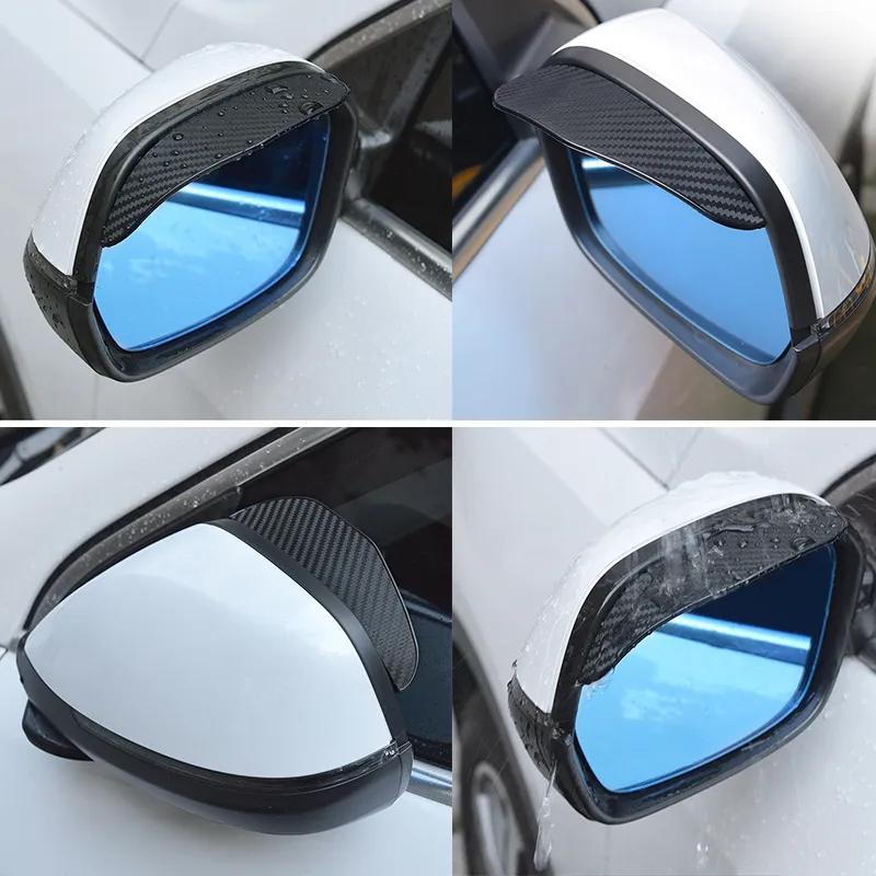 2PCS Car Rain Eyebrow Accessories For Peugeot 206 207 208 301 307 308 406 407 408 508 2008 3008 5008 108 RCZ 607 4008 Rifter 107