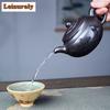350ml Aesthetic Yixing Purple Clay Teapots Handmade Antique Koi Pot Raw Ore Antique Red Mud Tea Maker Kettle Zisha Tea Set Tea