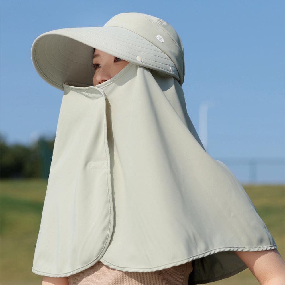 Wide Brim Mountaineering Hat UV Anti Women Sun Hat Casual Shawl Fisherman Hat  Summer