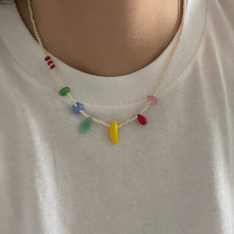 

OUI SAY YES! Turkish beads Necklace_NC281 Blue