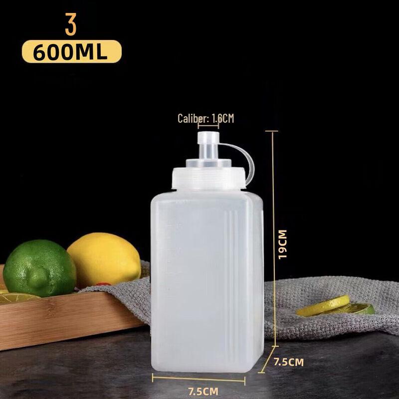 ZISIZ Food-Grade Plastic Squeeze Sauce Bottle