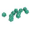 10PCS Polyhedral Dice Set Plastic Lightweight 20 Sided Dice for Role Playing Table Games