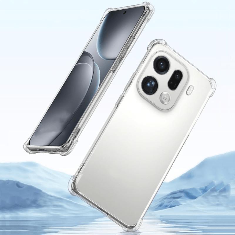 Case For OPPO Find X9 Pro X8 X7 X6 Pro OPPO Reno 14F 13F Protective Cover Four Corners Shockproof Bumper Coque Fundas