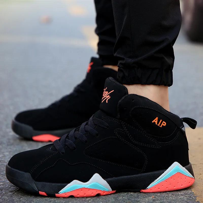 Pantofi de Baschet Transfrontalieri pentru Bărbați, Rezistenți la Uzură, Antiderapanți, cu Glezna Înaltă, Stil de Cuplu, Adidași Casual, Pantofi Sport pentru Tineret, la Modă