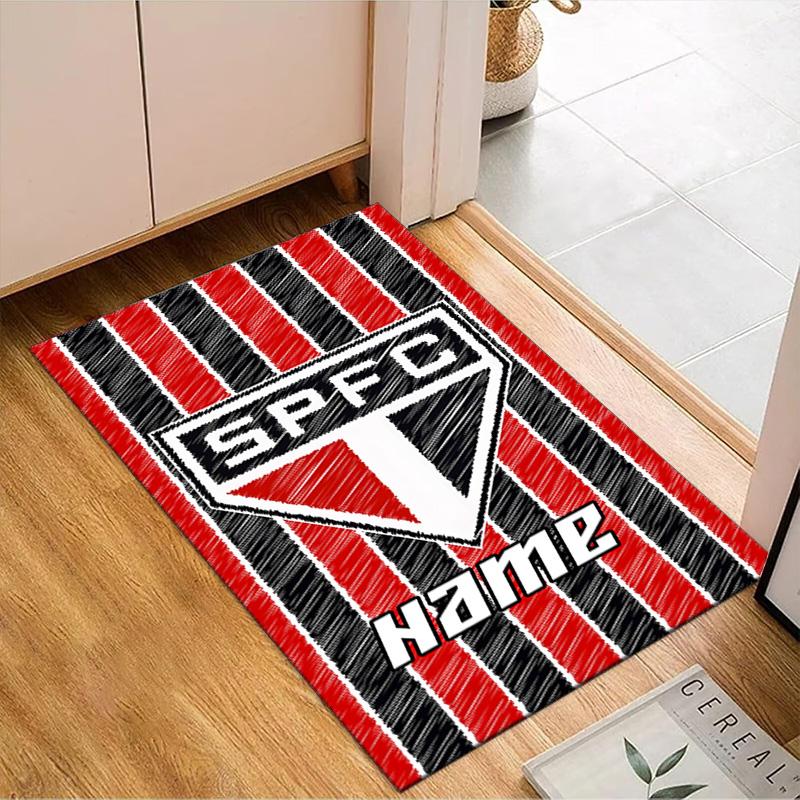 Custom Name SPFC Team Spirit Rug Game Carpet, Floor Mat for Bedroom Living Room Entryway Rug, Home Decor Idea Gift for Christmas birthday