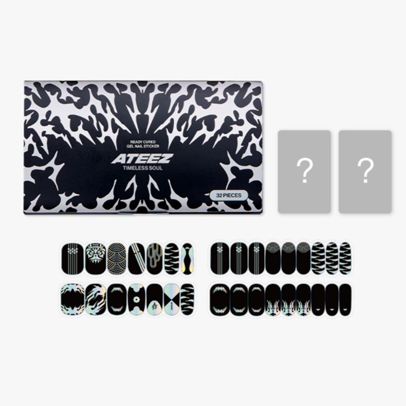 [Forhåndsbestilling] ATEEZ READY HERDET GEL NEGLEKLISTERMERKE [Inkluderer 2 offisielle fotokort]