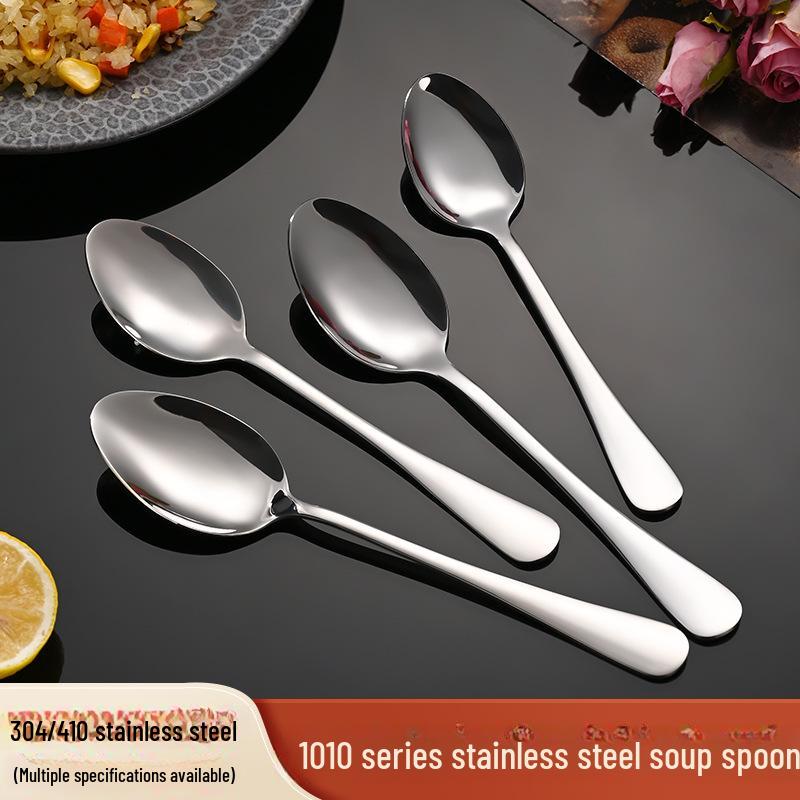 

Stainless Steel Long Handle Soup & Dessert Spoon
