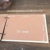 1PCS Wedding Decroation Guest Book Wooden Tree  DIY Craft Album Scrapbooking Picture Album 20 Pages LS