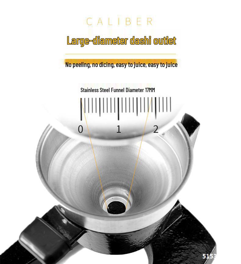 Cast Iron Manual Juicer for Home or Commercial Use – Orange, Pomegranate, Lemon, Watermelon Press