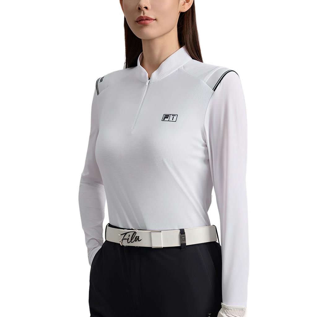 FILA Golf Series Comfortable Skin-Friendly Casual Golf Apparel Women Apparel A11W535203F-WT