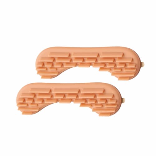 Comolife Soft Heel Stoppers, 1 Pair, Prevents Slip-Ups, Blisters, and Squeezing, Adjusts Shoe Size, Silicone Pads, Cushion, Beige, Soft, with Adhesive