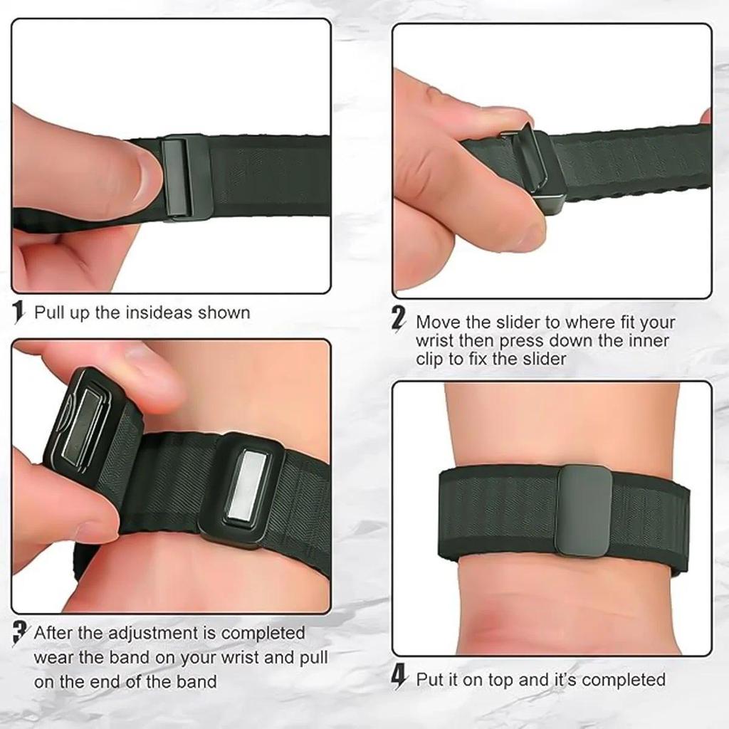 Sports Trail Loop Bands For Samsung Galaxy Watch Ultra Strap 47mm Accessories Nylon Magnetic Bracelet Galaxy Watch 7 Ultra 47 Mm